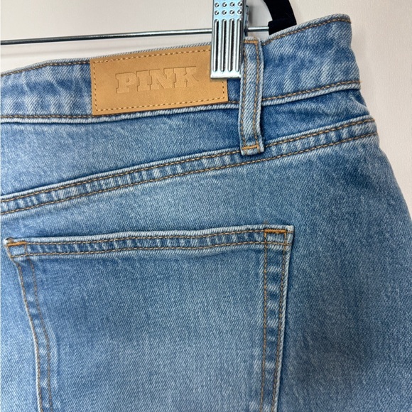 PINK Denim High-Rise Cut Off Jean Shorts - Picture 9 of 12